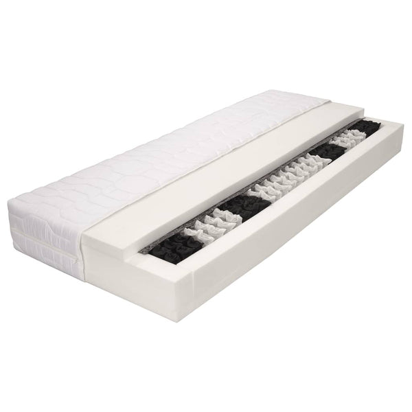 vidaXL Mattress 140 x 200 cm 7-Zone Pocket Sprung 20 cm H3