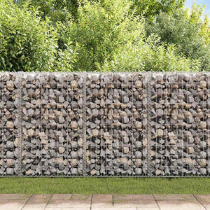 Gabionenwand Verzinkter Stahl 630×30×100 cm