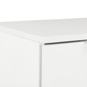 Sideboard Hochglanz-Weiß 71x35x80 cm Holzwerkstoff