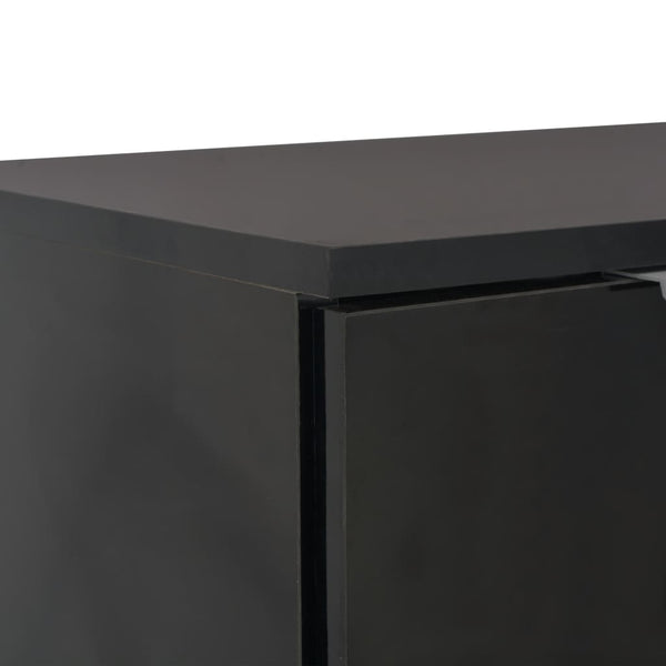 Sideboard Hochglanz-Schwarz 71x35x80 cm Holzwerkstoff