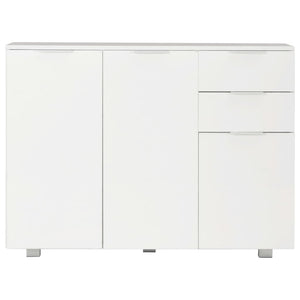 Sideboard Hochglanz-Weiß 107x35x80,5 cm