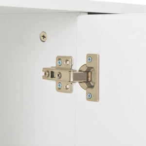 Sideboard Hochglanz-Weiß 107x35x80,5 cm