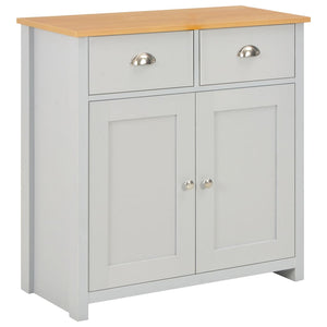 vidaXL Sideboard gris vidaXL Sideboard gris 79 x 35 x 81 cm