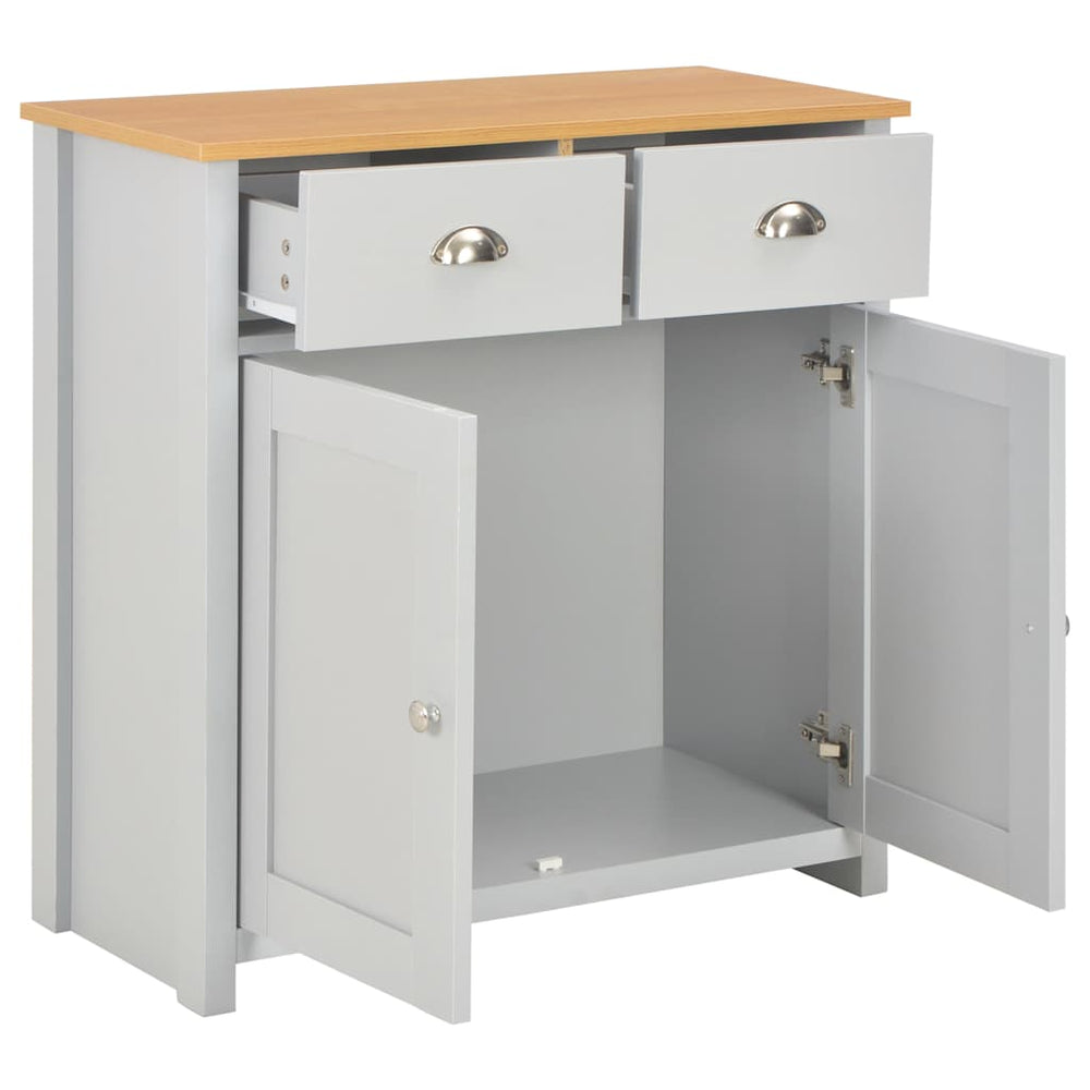 vidaXL Sideboard Grey vidaXL Sideboard Grey 79 x 35 x 81 cm