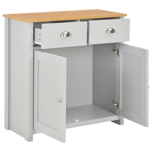 vidaXL Sideboard gris vidaXL Sideboard gris 79 x 35 x 81 cm