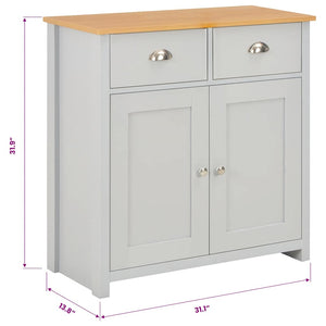 Sideboard Grau   Sideboard Grau 79 x 35 x 81 cm