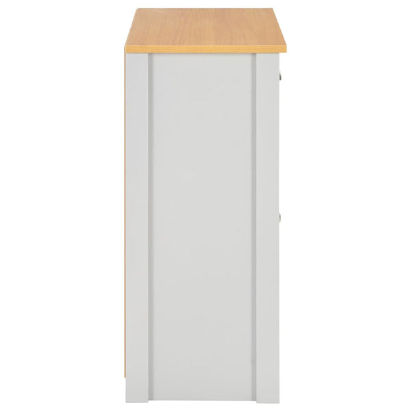vidaXL Sideboard gris vidaXL Sideboard gris 79 x 35 x 81 cm