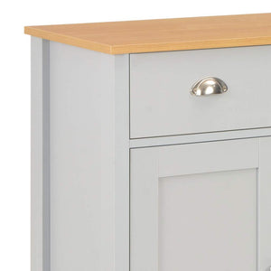 vidaXL Sideboard gris vidaXL Sideboard gris 79 x 35 x 81 cm