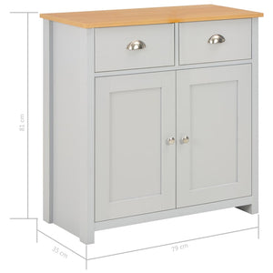 Sideboard Grau   Sideboard Grau 79 x 35 x 81 cm