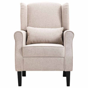 Sessel Beige Stoff