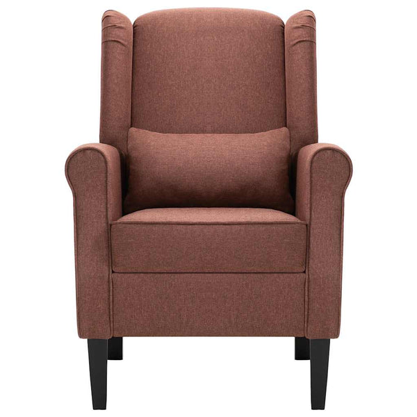 Sessel Braun Stoff