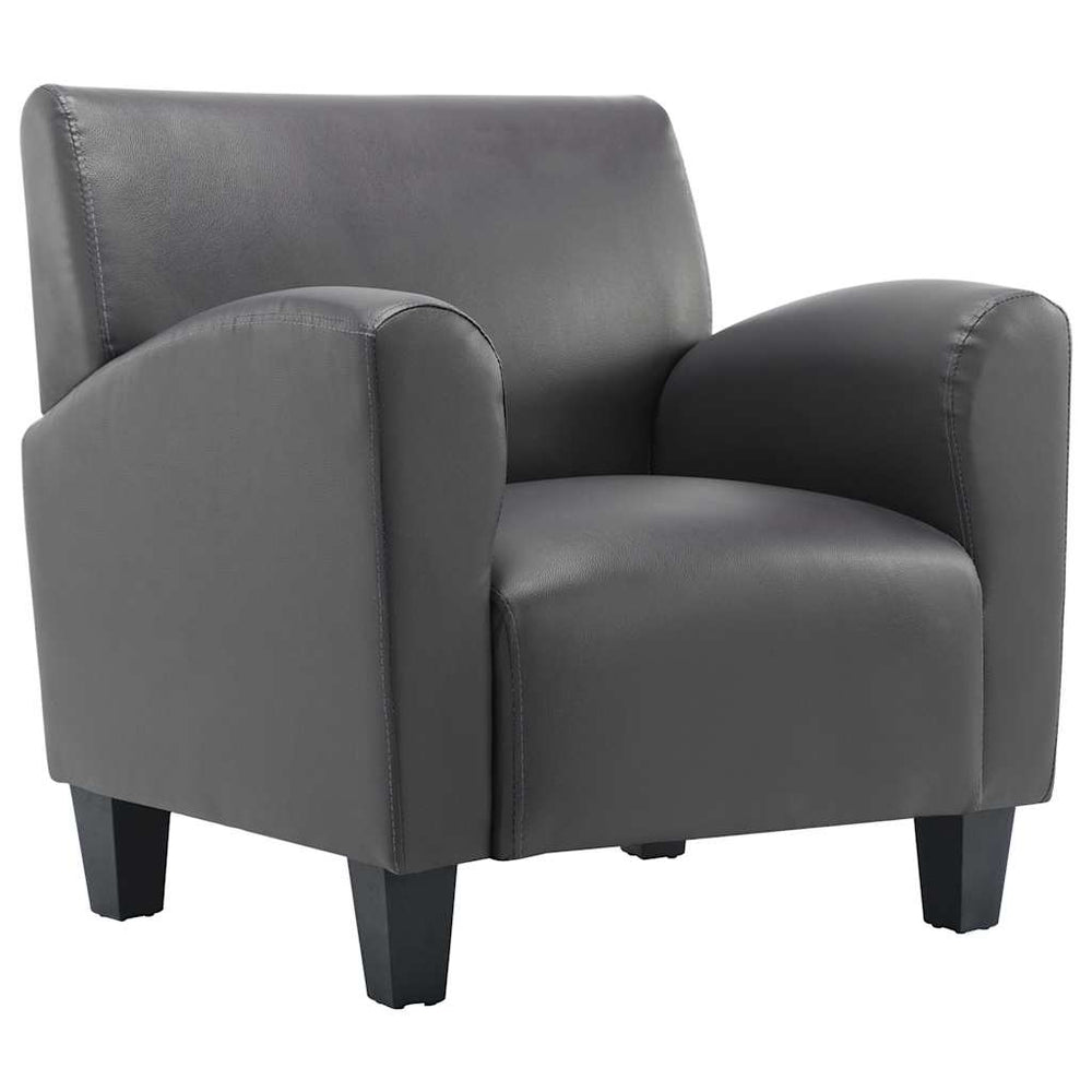 vidaXL Armchair Grey Faux Leather