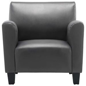 vidaXL Fauteuil gris en similicuir