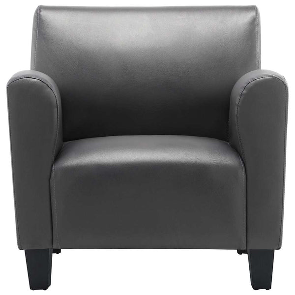 vidaXL Fauteuil gris en similicuir