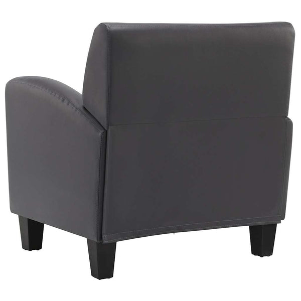 vidaXL Fauteuil gris en similicuir