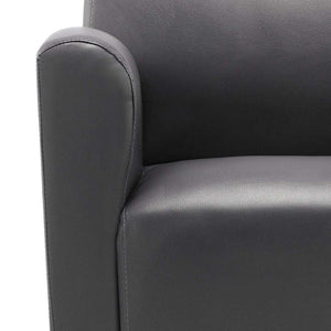 vidaXL Fauteuil gris en similicuir