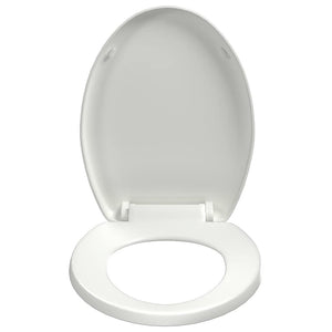 Toilettensitz mit Absenkautomatik und Quick-Release-Design Weiß
