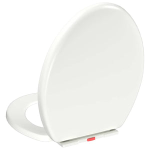 Toilettensitz mit Absenkautomatik und Quick-Release-Design Weiß