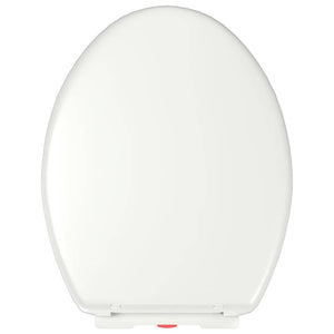 Toilettensitz mit Absenkautomatik und Quick-Release-Design Weiß