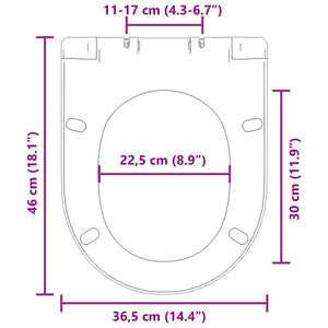 Toilettensitz mit Absenkautomatik und Quick-Release-Design Weiß