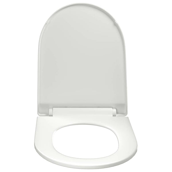Toilettensitz mit Absenkautomatik und Quick-Release-Design Weiß
