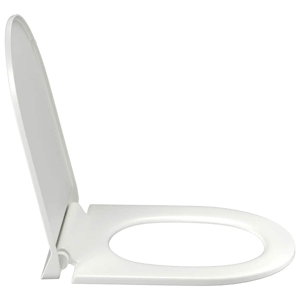 Toilettensitz mit Absenkautomatik und Quick-Release-Design Weiß