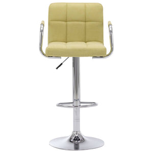 vidaXL Tabouret de bar Tissu Vert