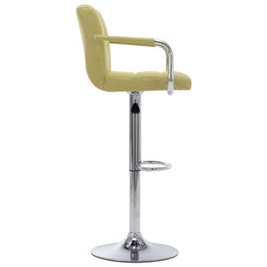 vidaXL Tabouret de bar Tissu Vert