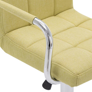 vidaXL Tabouret de bar Tissu Vert