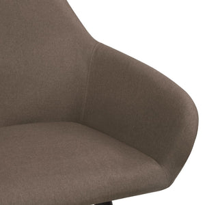 Esszimmerstühle 2 Stk. Braun Stoff