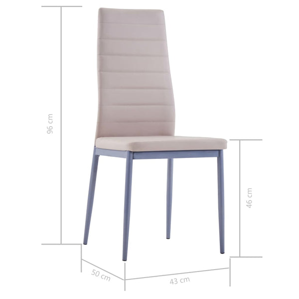 5-tlg. Essgruppe Cappuccino-Braun