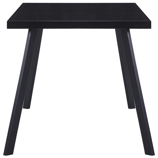 Esstisch Schwarz 180 x 90 x 75 cm Hartglas