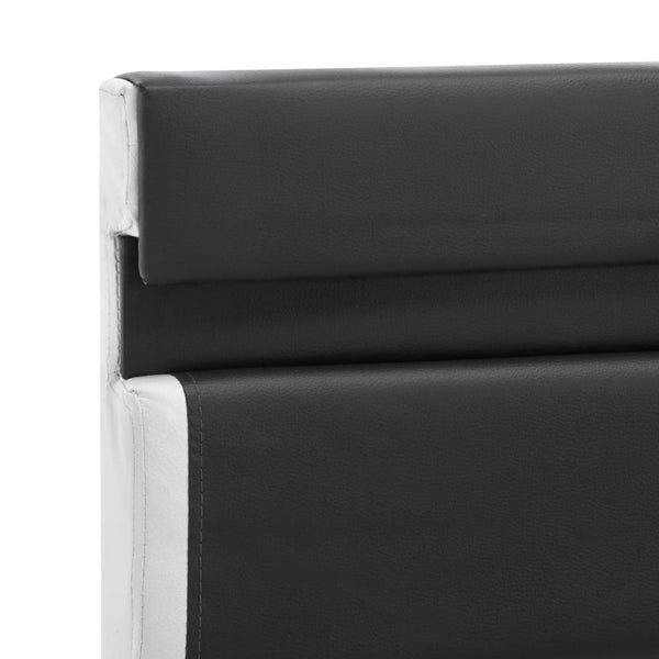 vidaXL LED Bed Frame Grey Faux Leather 120x200 cm