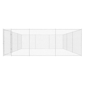Outdoor-Hundezwinger Verzinkter Stahl 570x570x185 cm