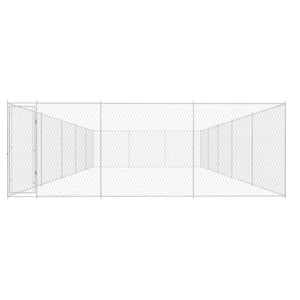 Outdoor-Hundezwinger Verzinkter Stahl 950x570x185 cm
