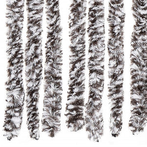 Insektenschutz-Vorhang Braun und Beige 100x220 cm Chenille