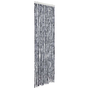 Insektenschutz-Vorhang Silbern 56x185 cm Chenille