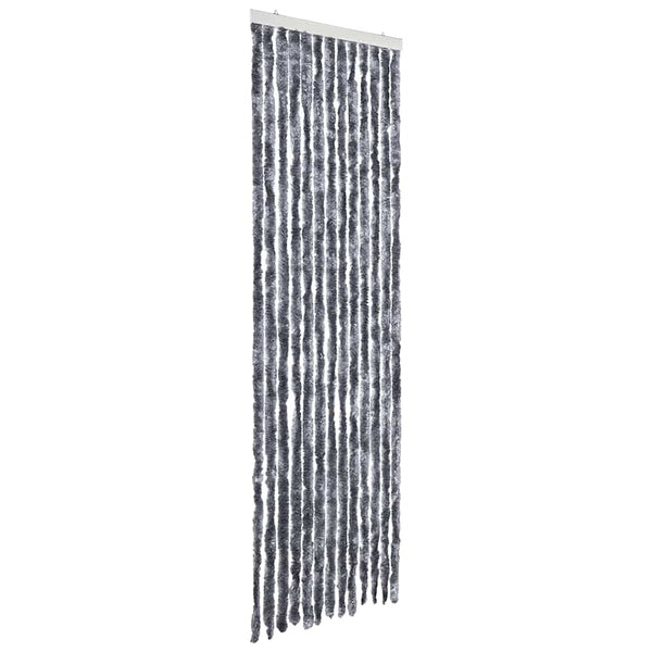 Insektenschutz-Vorhang Silbern 56x185 cm Chenille