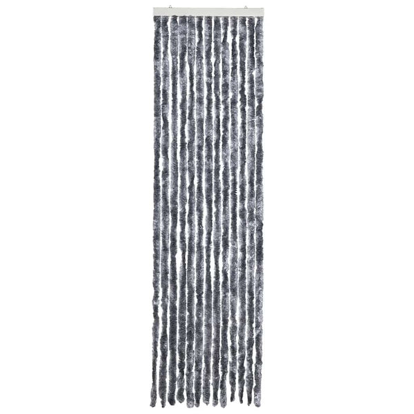 Insektenschutz-Vorhang Silbern 56x185 cm Chenille