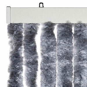 Insektenschutz-Vorhang Silbern 56x185 cm Chenille