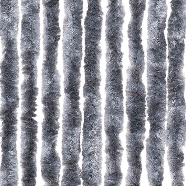 Insektenschutz-Vorhang Silbern 56x185 cm Chenille