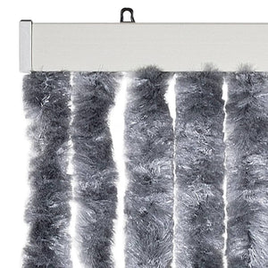 Insektenschutz-Vorhang Silbern 100x220 cm Chenille