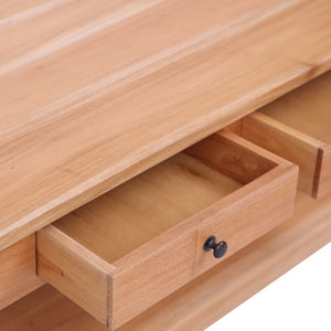 Couchtisch 100×55×46 cm Massivholz Mahagoni