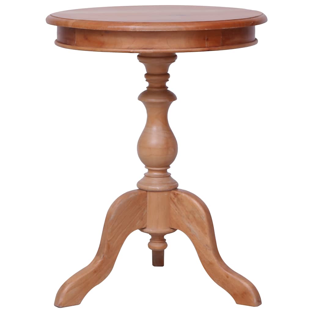 vidaXL Table d'appoint Naturel 50 x 50 x 65 cm Bois massif d'acajou