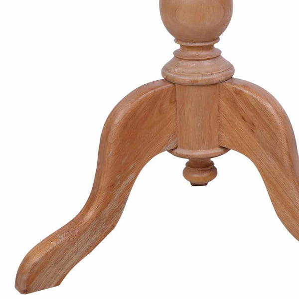 vidaXL Table d'appoint Naturel 50 x 50 x 65 cm Bois massif d'acajou