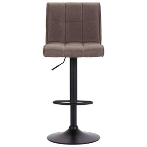 Barhocker 2 Stk. Taupe Stoff