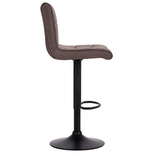 Barhocker 2 Stk. Taupe Stoff