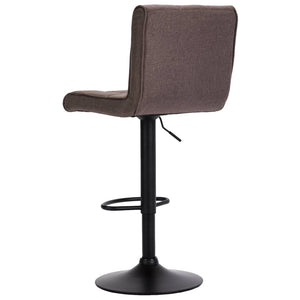 Barhocker 2 Stk. Taupe Stoff
