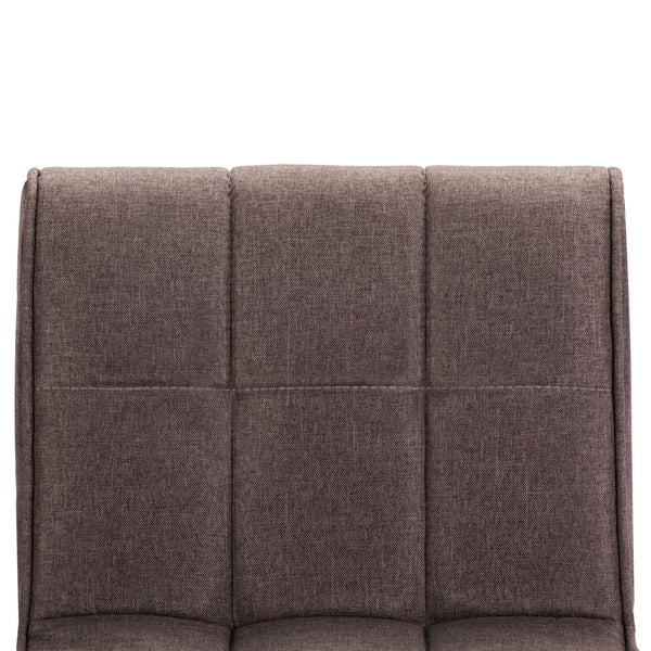 Barhocker 2 Stk. Taupe Stoff