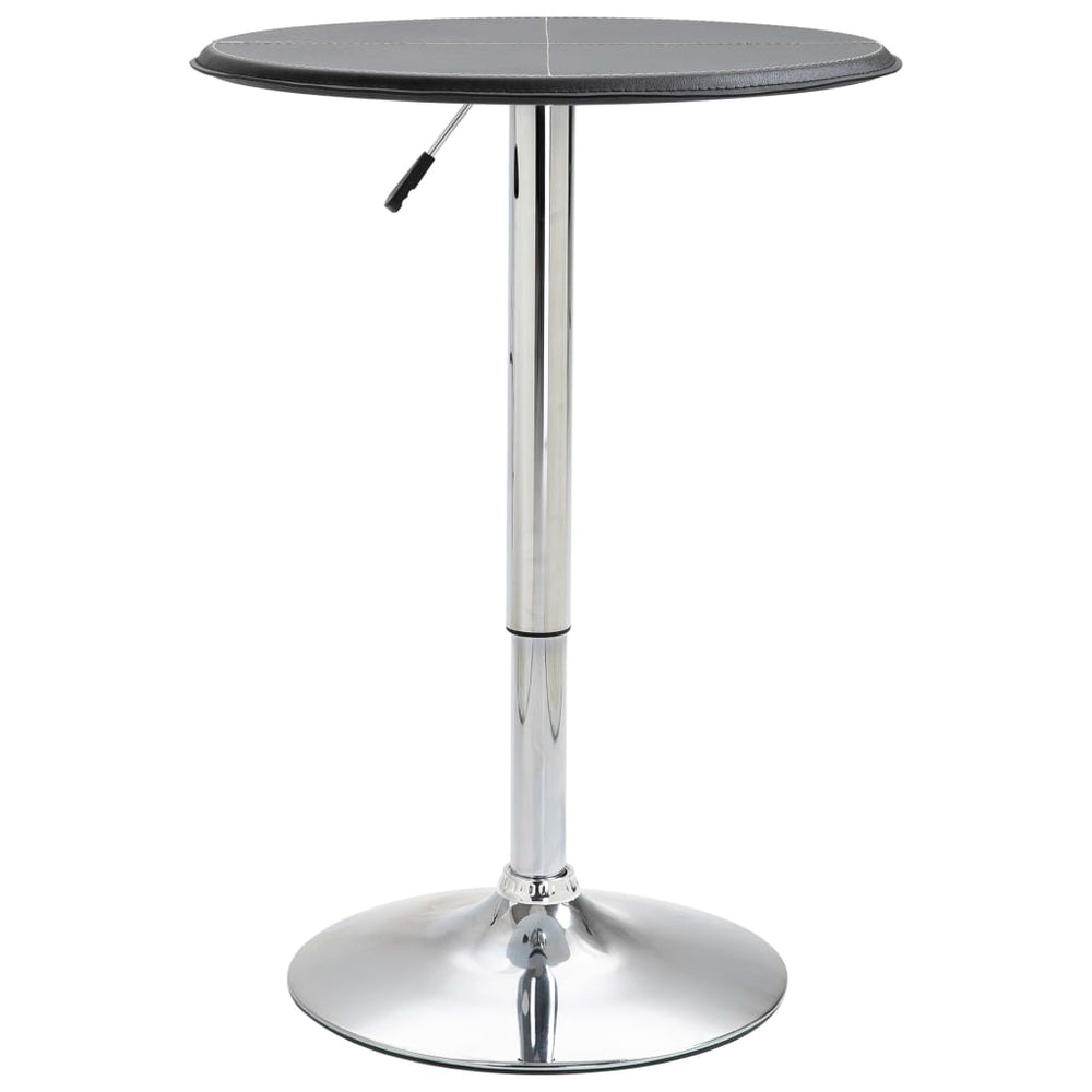 Bartisch Schwarz Ø60 cm MDF